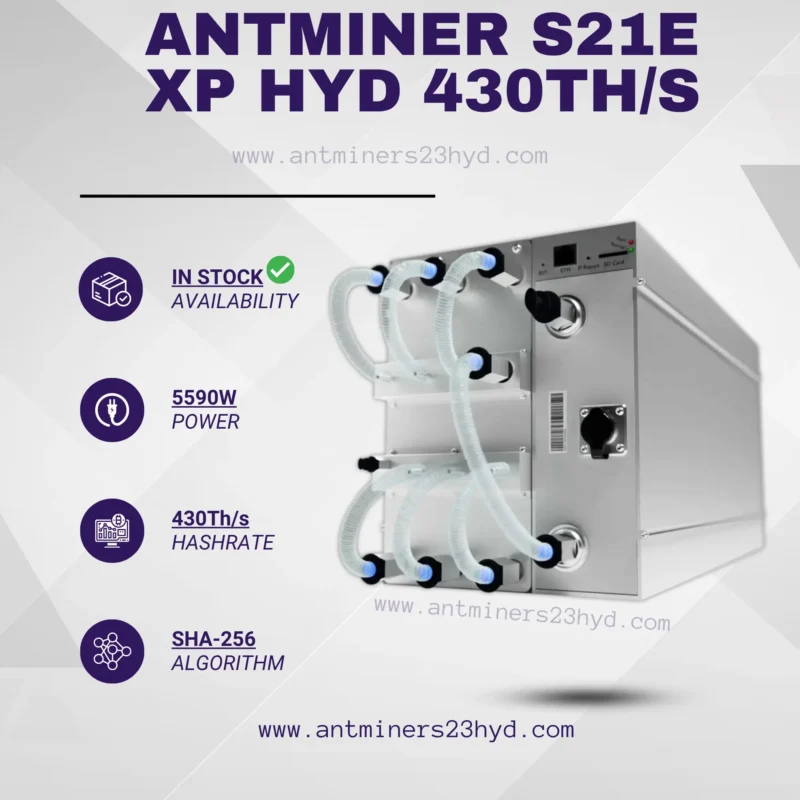 Bitmain Antminer S21e XP Hyd 3U (430TH/s)